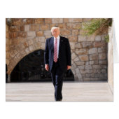 Donald Trump At Western Wall In Israel (Front Horizontal)