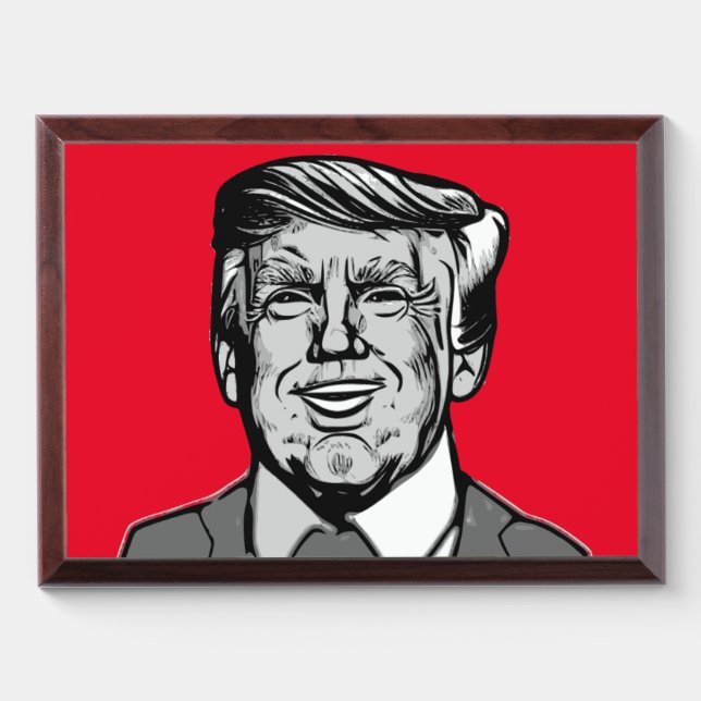 DONALD TRUMP  AWARD PLAQUE (Horizontal)