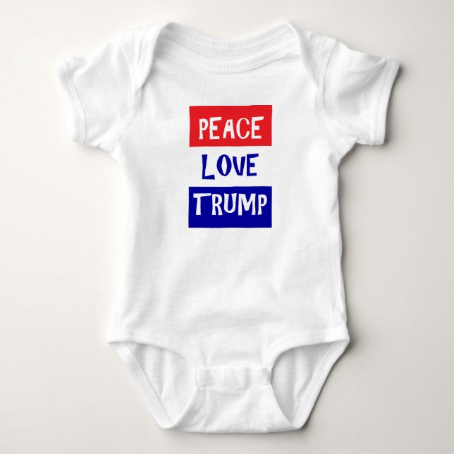 Donald Trump baby and childrens clothes Bodysuit (Front)