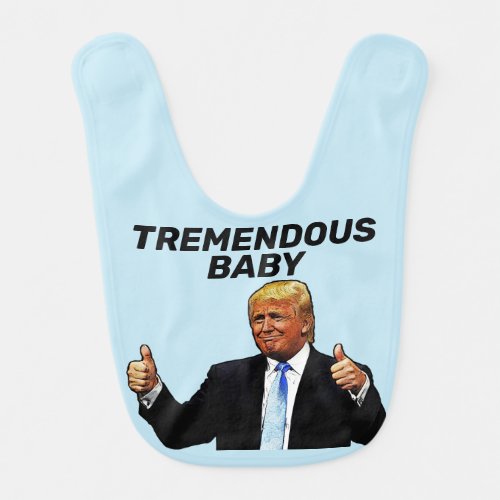 DONALD TRUMP BABY BIBS