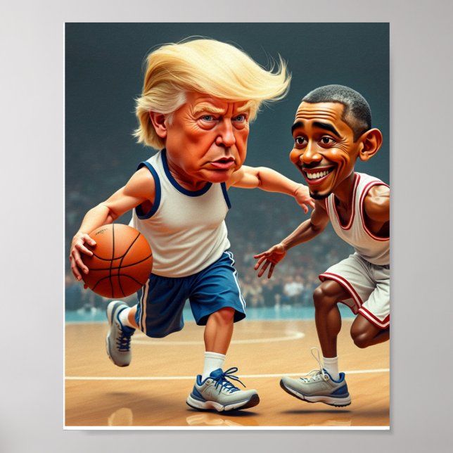 Donald Trump Barack Obama  Poster (Front)