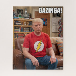 Donald Trump Bazinga Puzzle Funny Gotcha