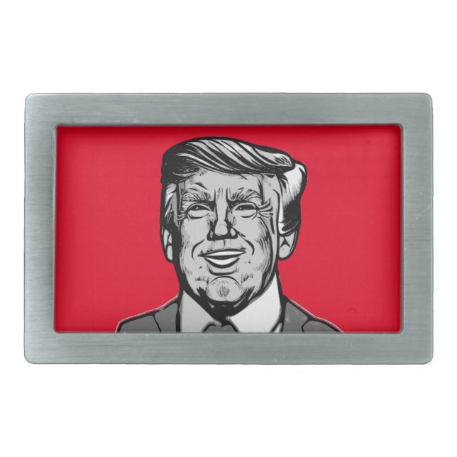 DONALD TRUMP  BELT BUCKLE (Front)