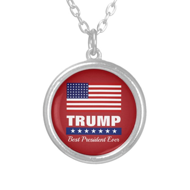 DONALD TRUMP BEST PRESIDENT EVER NECKLACE (Front)