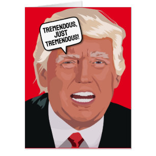 DONALD TRUMP biggest BIG BIRTHDAY GIANT CARDS