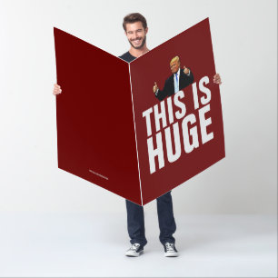 DONALD TRUMP BIGGEST BIRTHDAY CARD HUGE!