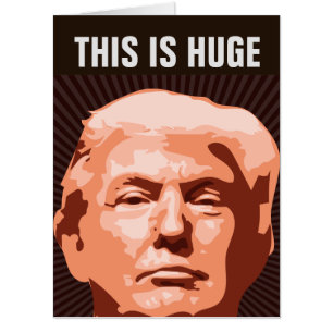 DONALD TRUMP BIGGEST RETIREMENT CARD HUGE!