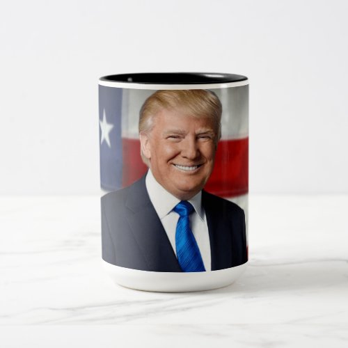 Donald Trump Bigly sized mug Two_Tone Coffee Mug