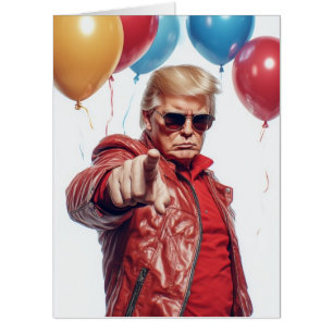 DONALD TRUMP BIRTHDAY BIG BIGGEST GREETING CARD