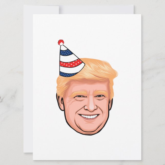 DONALD TRUMP BIRTHDAY CARD (Front)