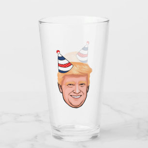 DONALD TRUMP BIRTHDAY GLASS