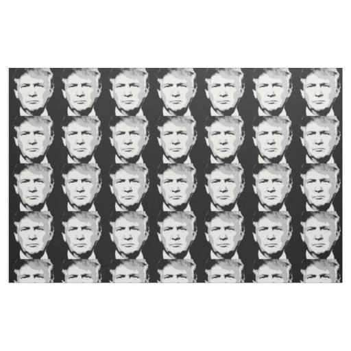 DONALD TRUMP BLOCK DESIGN FABRIC
