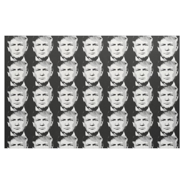 DONALD TRUMP BLOCK DESIGN FABRIC (Fat Quarter)