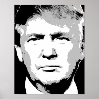 DONALD TRUMP BLOCK DESIGN POSTER