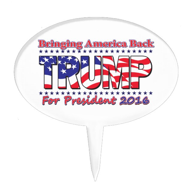 Donald Trump Cake Topper (Front)