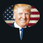Donald Trump Cake Topper<br><div class="desc">Portrait of Donald Trump, which can be placed on various items</div>