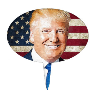 Donald Trump Cake Topper