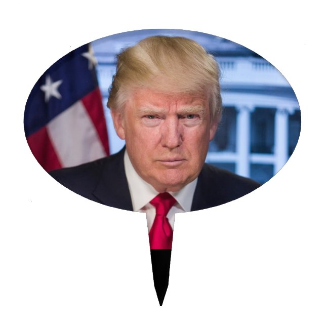 DONALD TRUMP CAKE TOPPERS (Front)