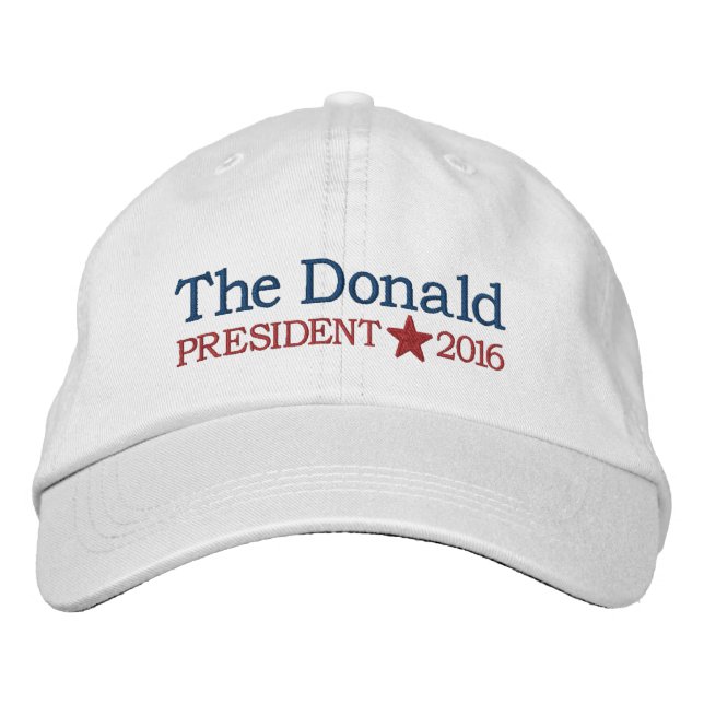 Donald Trump - CAN CHANGE DATE Embroidered Baseball Hat (Front)
