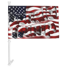 Donald Trump car flag 2024.