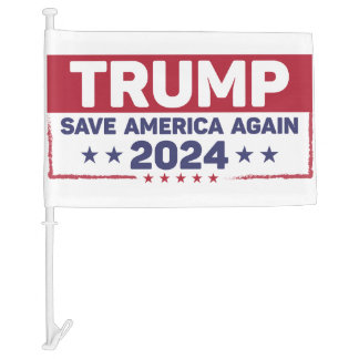 Donald Trump Car Flag 2024