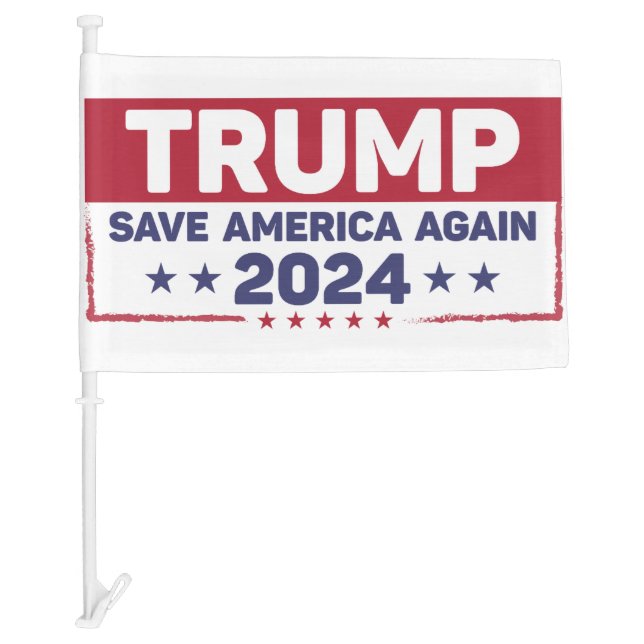 Donald Trump Car Flag 2024 (Front)