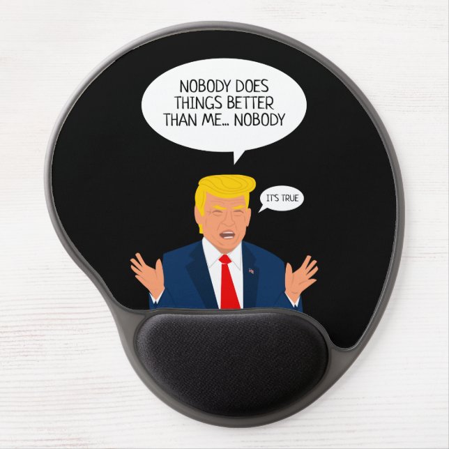 Donald Trump cartoon republican mouse pad (Front)