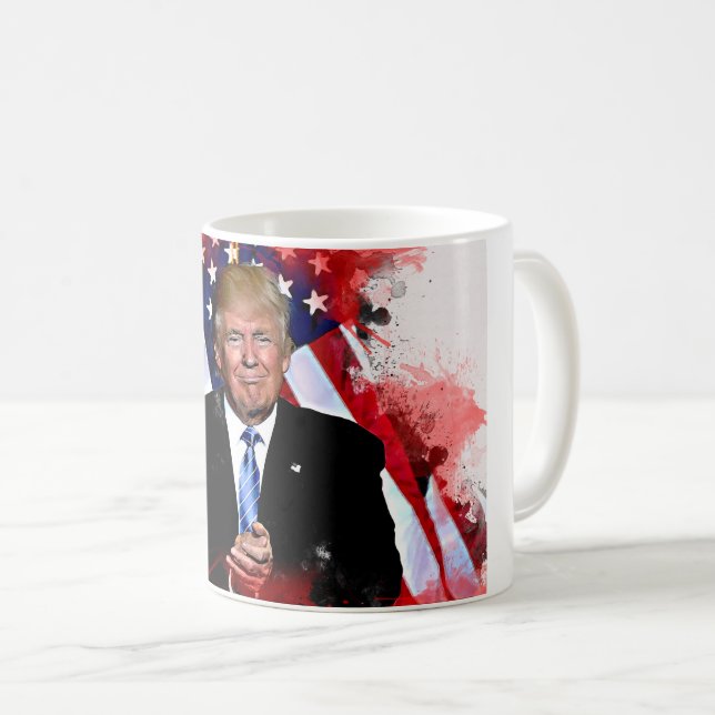 Donald Trump Celebration Mug (Front Right)