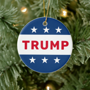 Donald Trump Ceramic Ornament