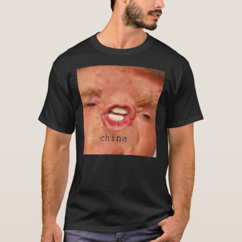 Donald Trump China Meme Sticker T_Shirt