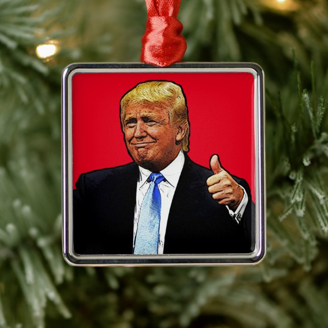 DONALD TRUMP CHRISTMAS 2024 Ornament (Tree)