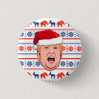 DONALD TRUMP Christmas Button