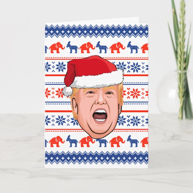 DONALD TRUMP Christmas Card (Front)
