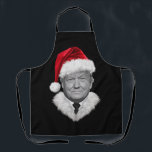 Donald Trump Christmas Funny Santa Hat Gift  Apron<br><div class="desc">Donald Trump Christmas Funny Santa Hat Gift</div>