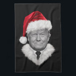 Donald Trump Christmas Funny Santa Hat Gift  Kitchen Towel<br><div class="desc">Donald Trump Christmas Funny Santa Hat Gift</div>