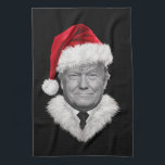 Donald Trump Christmas Funny Santa Hat Gift  Kitchen Towel<br><div class="desc">Donald Trump Christmas Funny Santa Hat Gift</div>