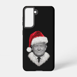 Donald Trump Christmas Funny Santa Hat Gift Samsung Galaxy S21 Case