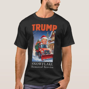 Donald Trump Christmas Funny Snowflake Removal  T-Shirt