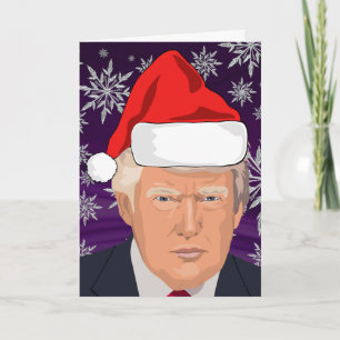 DONALD TRUMP CHRISTMAS GREETING CARD