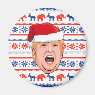 DONALD TRUMP Christmas Magnet