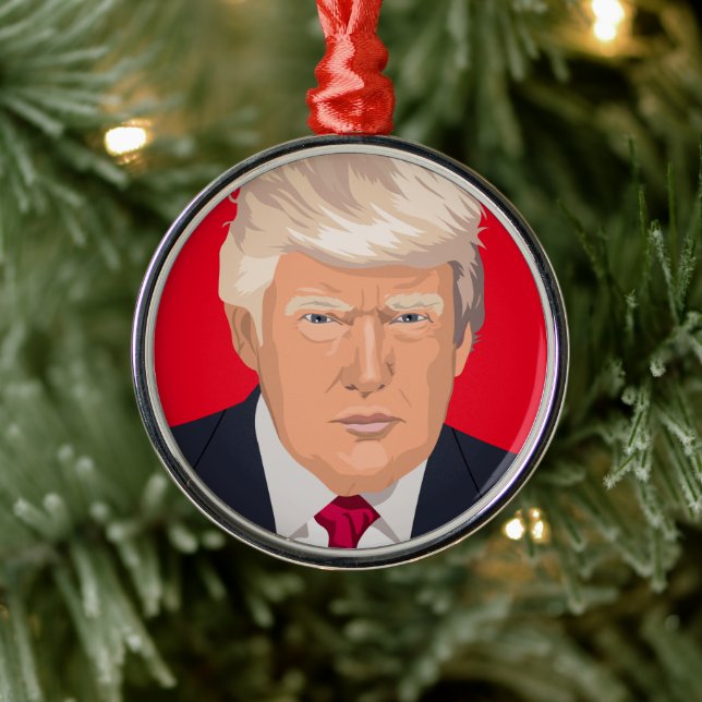 DONALD TRUMP CHRISTMAS Ornament (Tree)