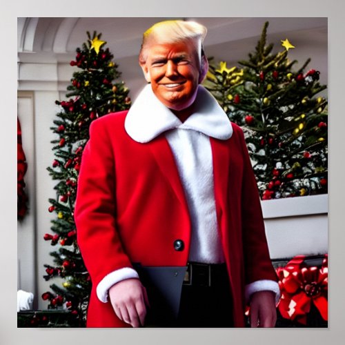 Donald Trump Christmas Poster