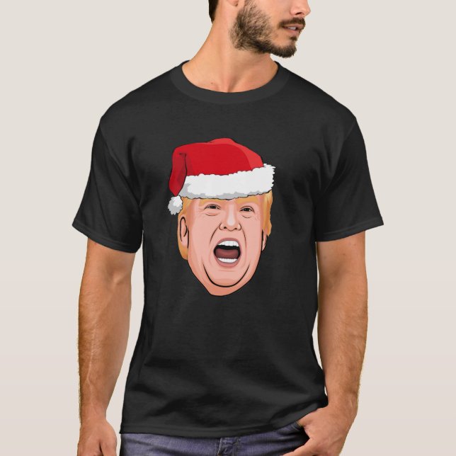 DONALD TRUMP Christmas T-Shirt (Front)