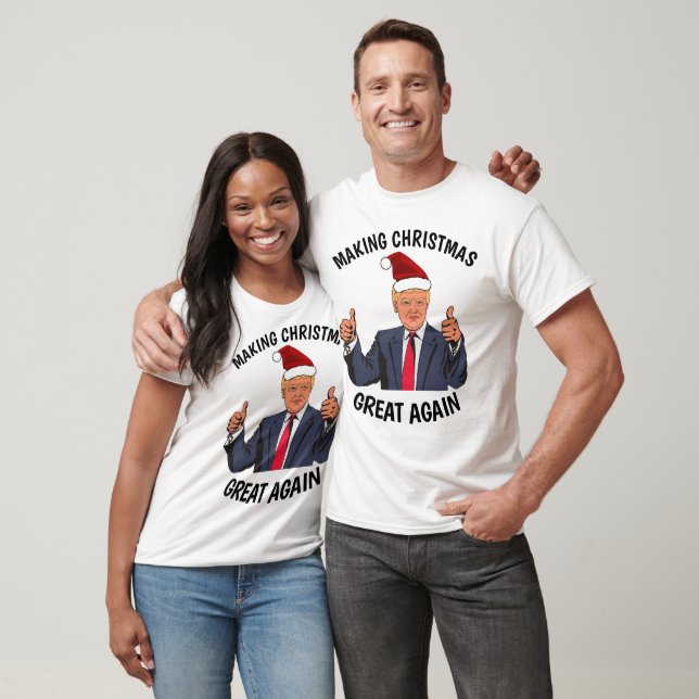 DONALD TRUMP CHRISTMAS T-Shirts, GREAT AGAIN T-Shirt (Unisex)