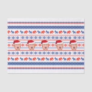 DONALD TRUMP Christmas Tissue Paper