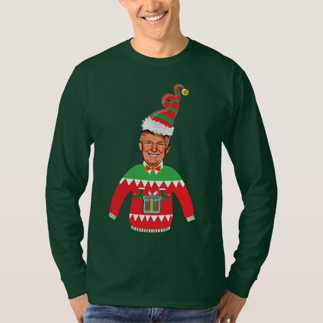 Donald Trump Christmas Ugly Christmas Sweater (Front)