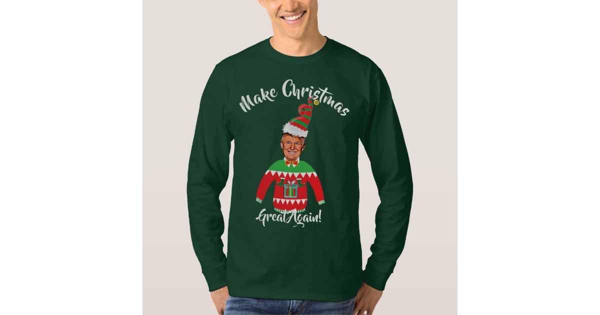 Donald Trump Christmas Sweatshirt, Merry Trumpmas