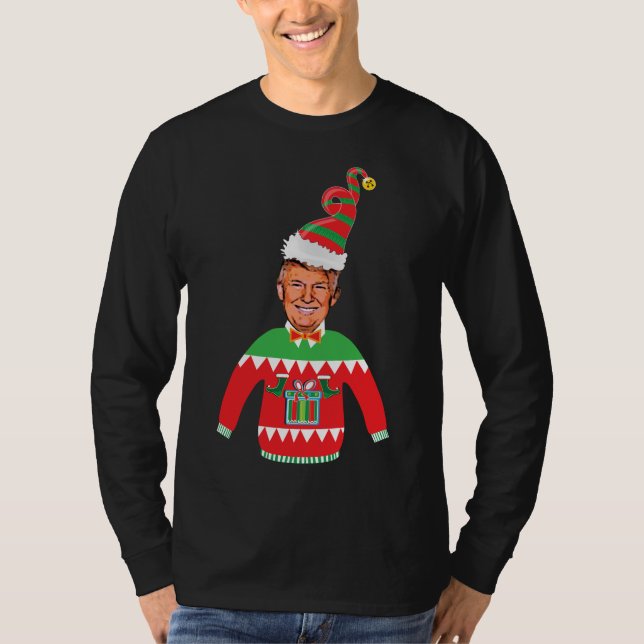 Donald Trump Christmas Ugly Christmas Sweater (Front)