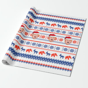 DONALD TRUMP Christmas Wrapping Paper