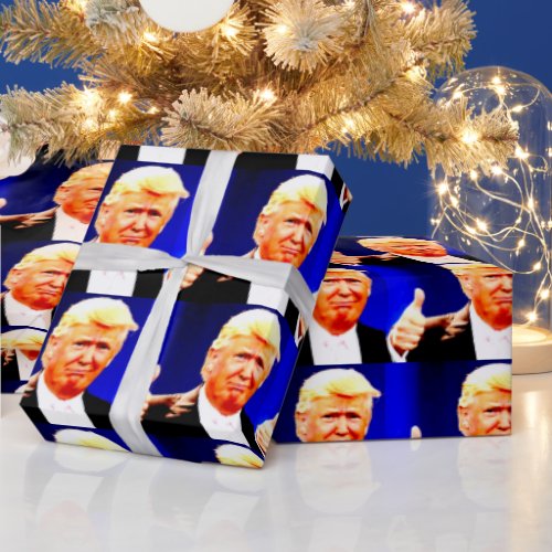  DONALD TRUMP CHRISTMAS Wrapping Paper